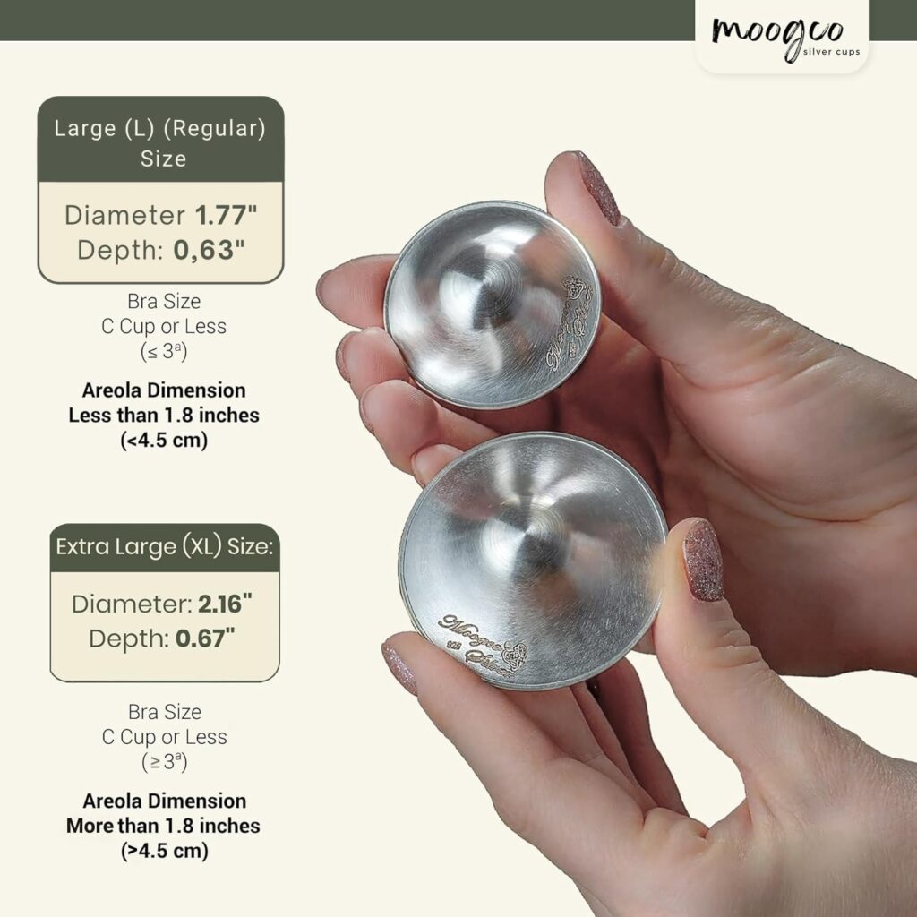 Original Silver Nursing Cups