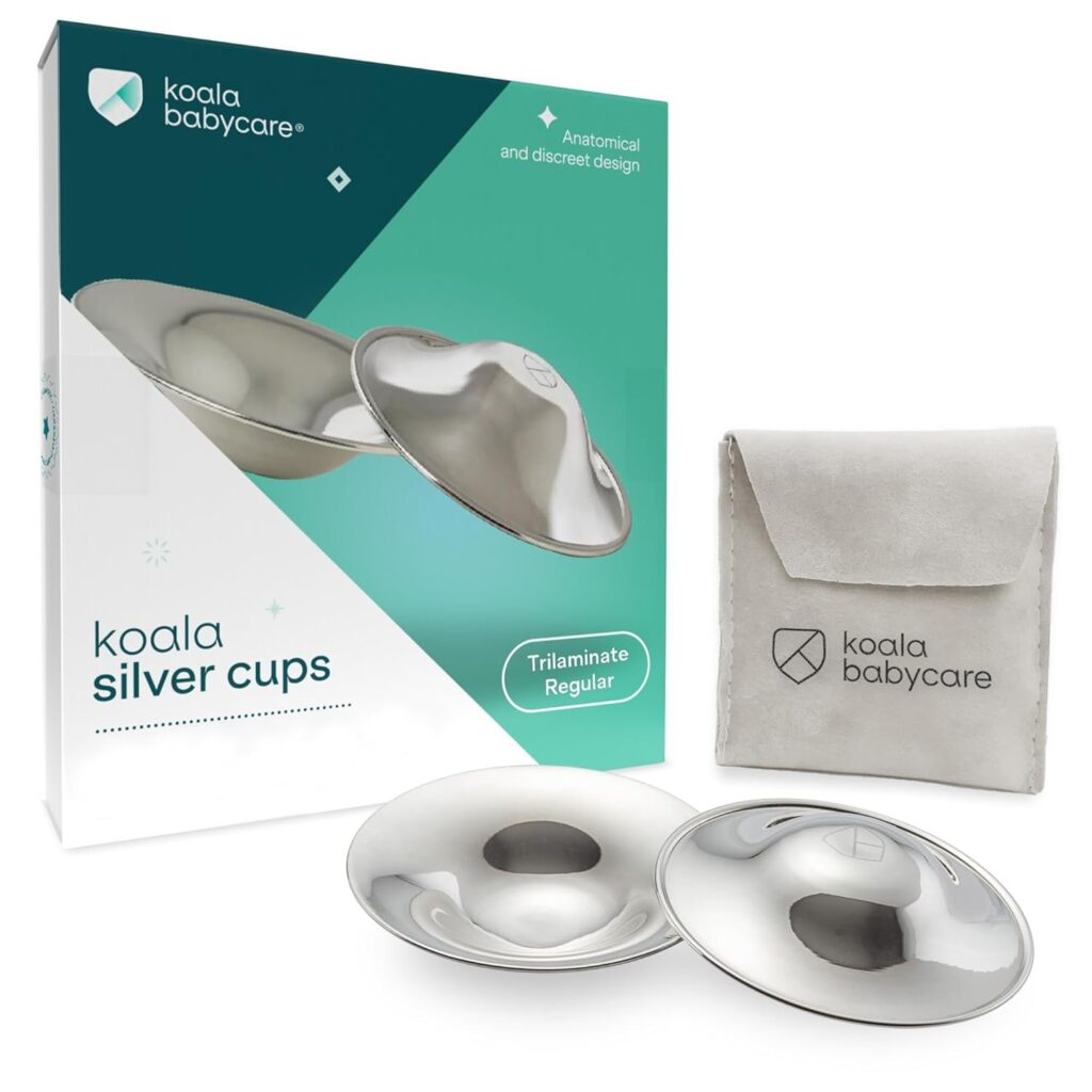 Koala Babycare The Original Silver Nursing Cups
